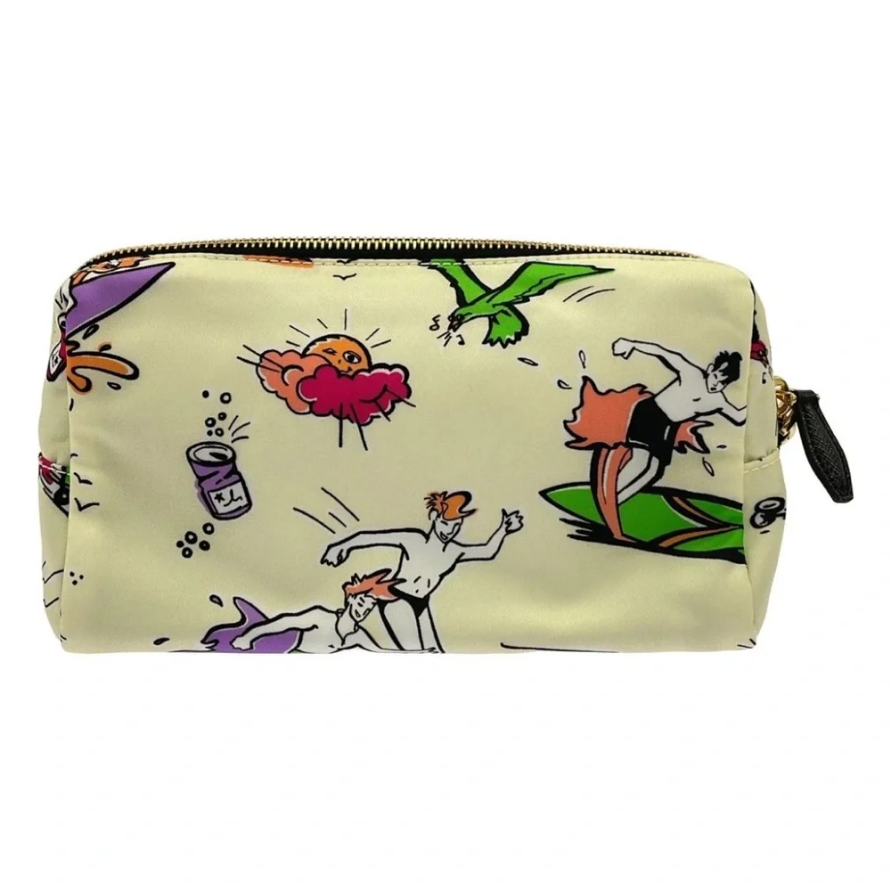 Prada Cream and Multicolor Graphic Wristlet - Picture 2 of 8